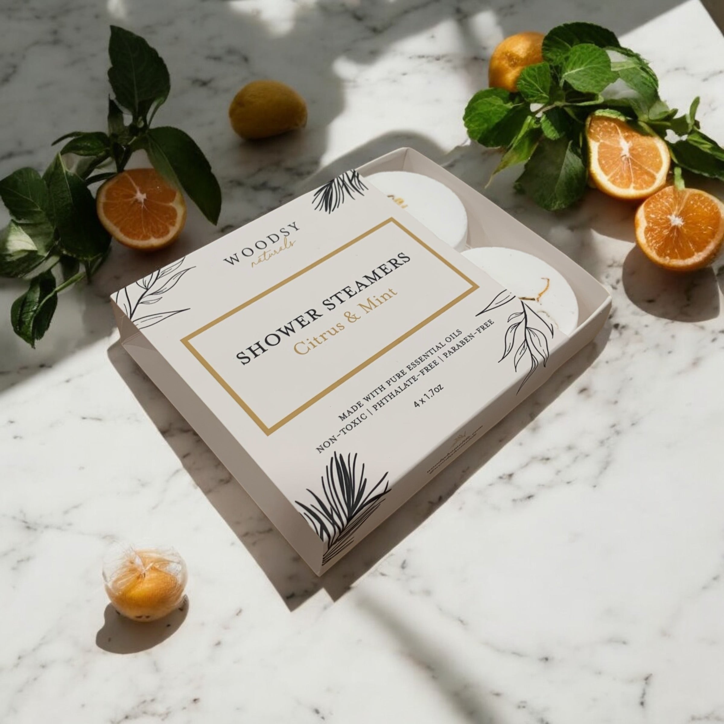 Citrus & Mint l Shower Steamer Gift Set
