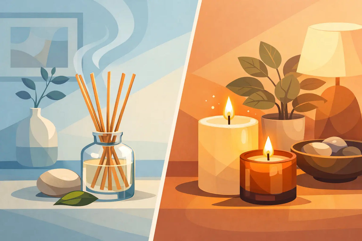 Reed Diffusers vs Candles for a Beautiful Home