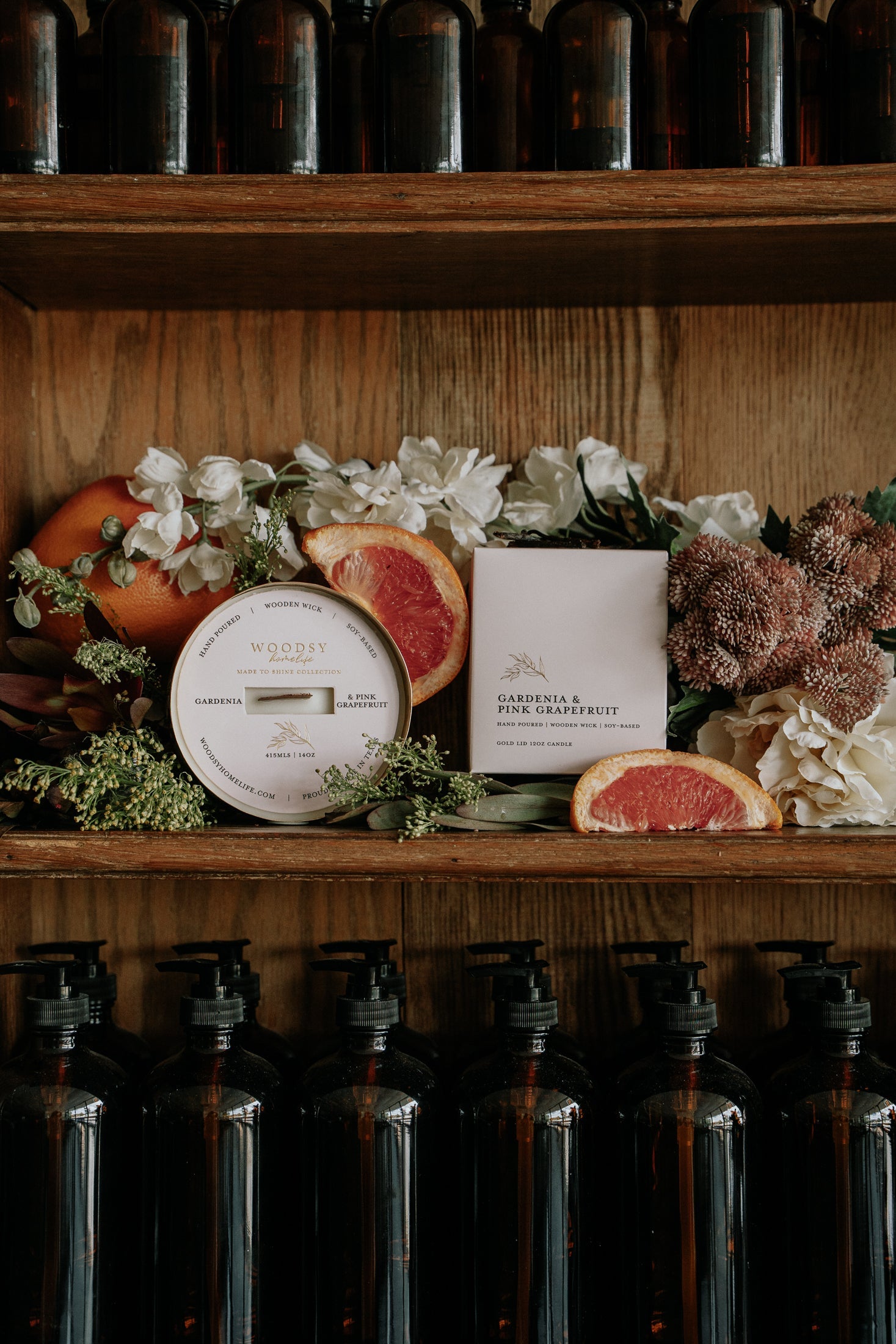 Gardenia and Pink Grapefuit