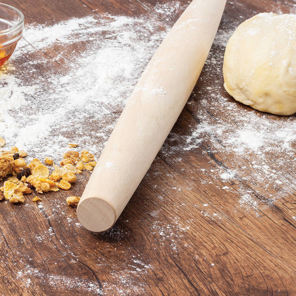 French Rolling Pin with Tapered Ends