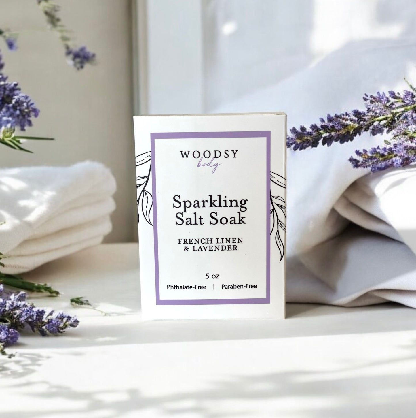 Sparkling Salt Soak -French Linen & Lavender