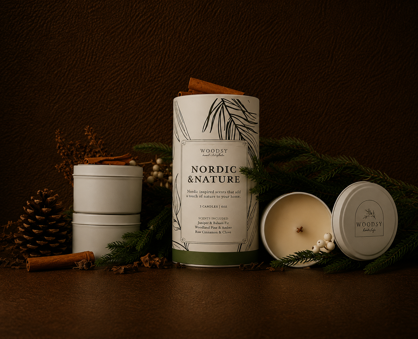 Nordic & Nature 3 Candle Discovery Set