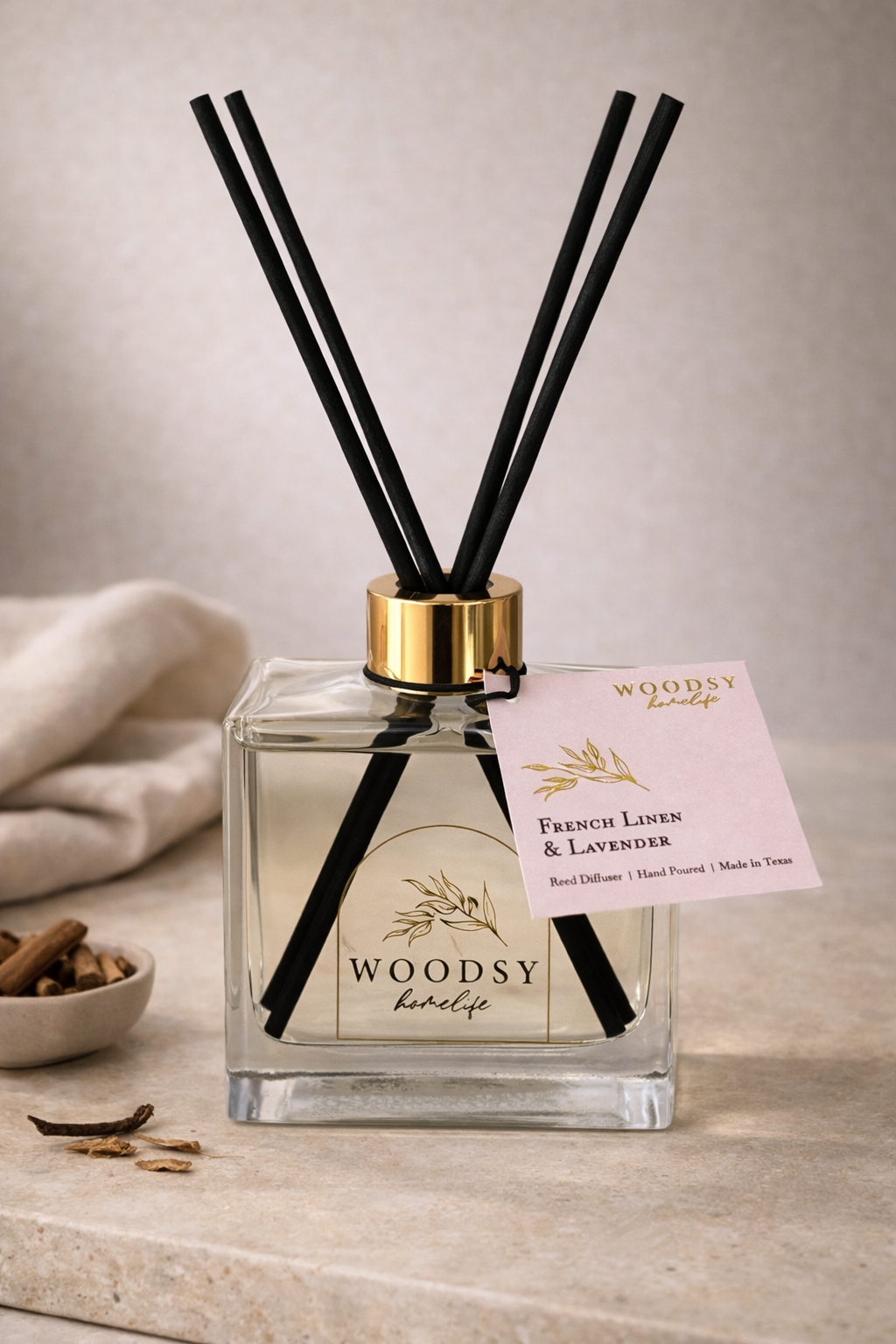 French Linen & Lavender - Luxury Reed Diffuser