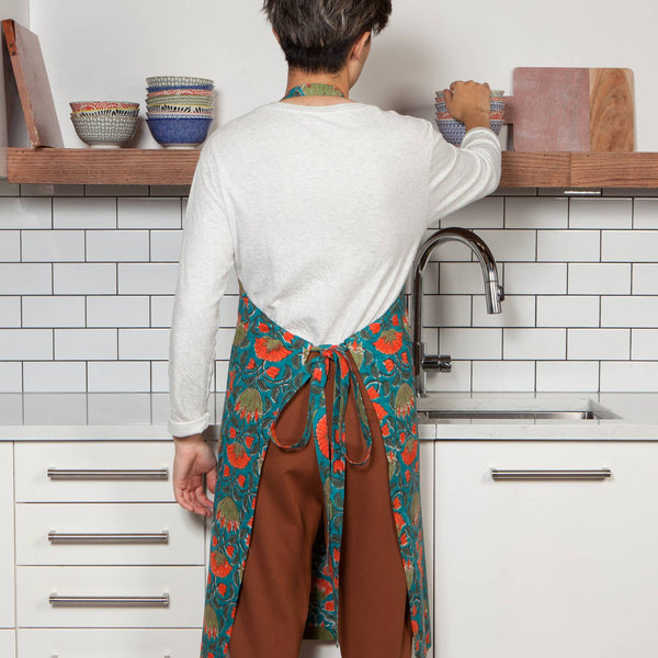 Allure Block Print Apron