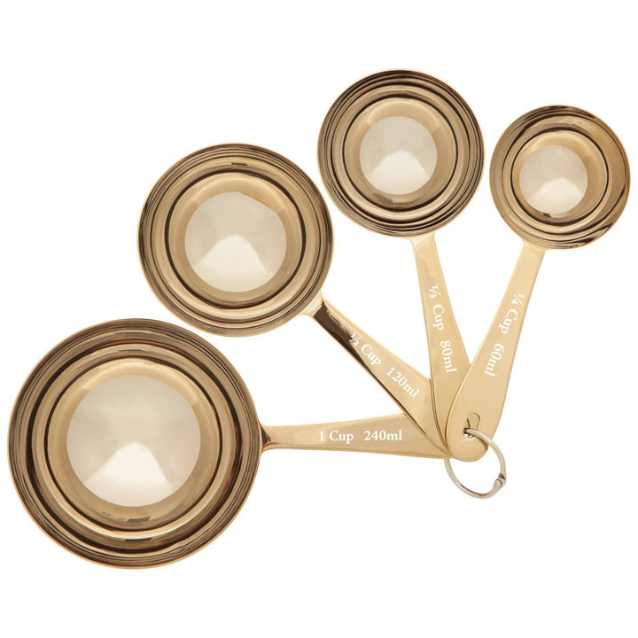 Gold Measuring Cups Set of 4