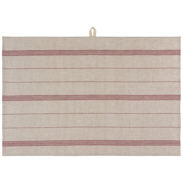 Wine Maison Stripe Linen Dishtowel