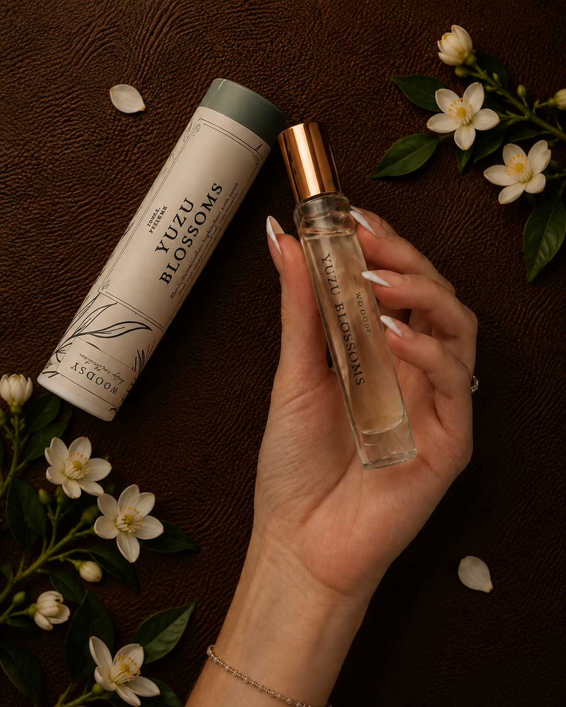 Yuzu Blossom Roll-On Perfume – Phthalate-Free, Travel Size