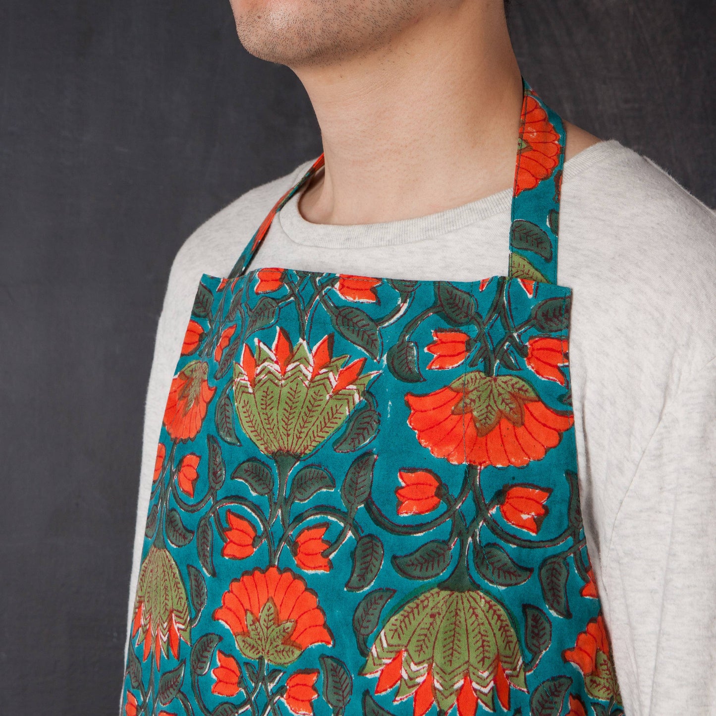 Allure Block Print Apron