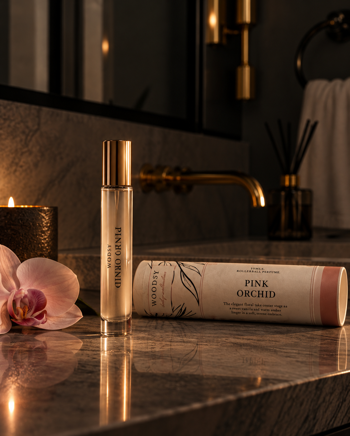 Pink Orchid Roll-On Perfume
