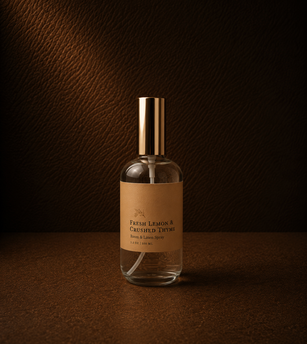 Fresh Lemon & Crushed Thyme I  Room & Linen Spray