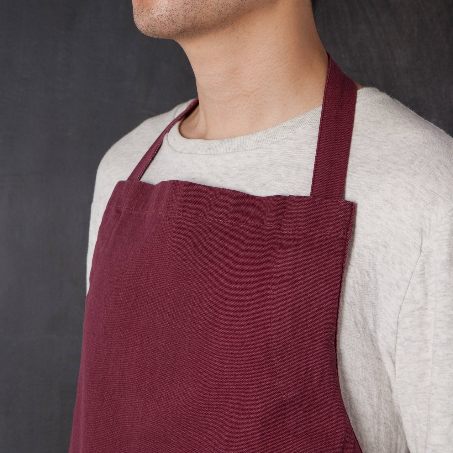 Wine Stonewash Apron