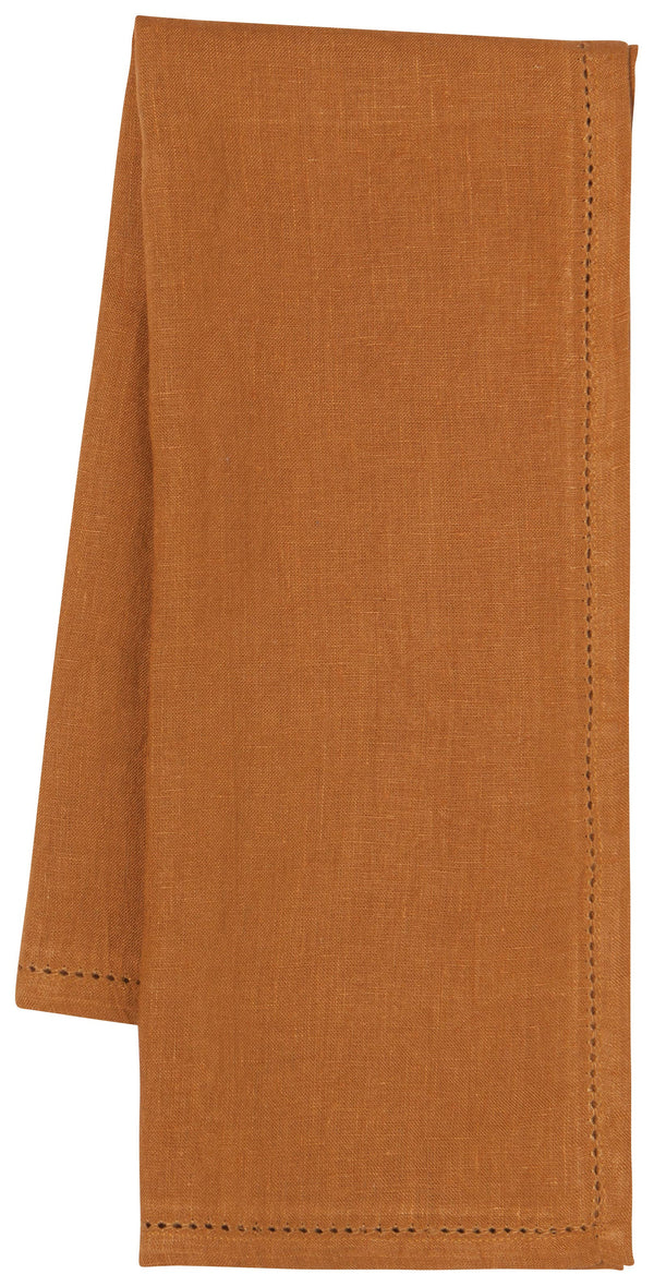 Amber Hemstitch Linen Dishtowel