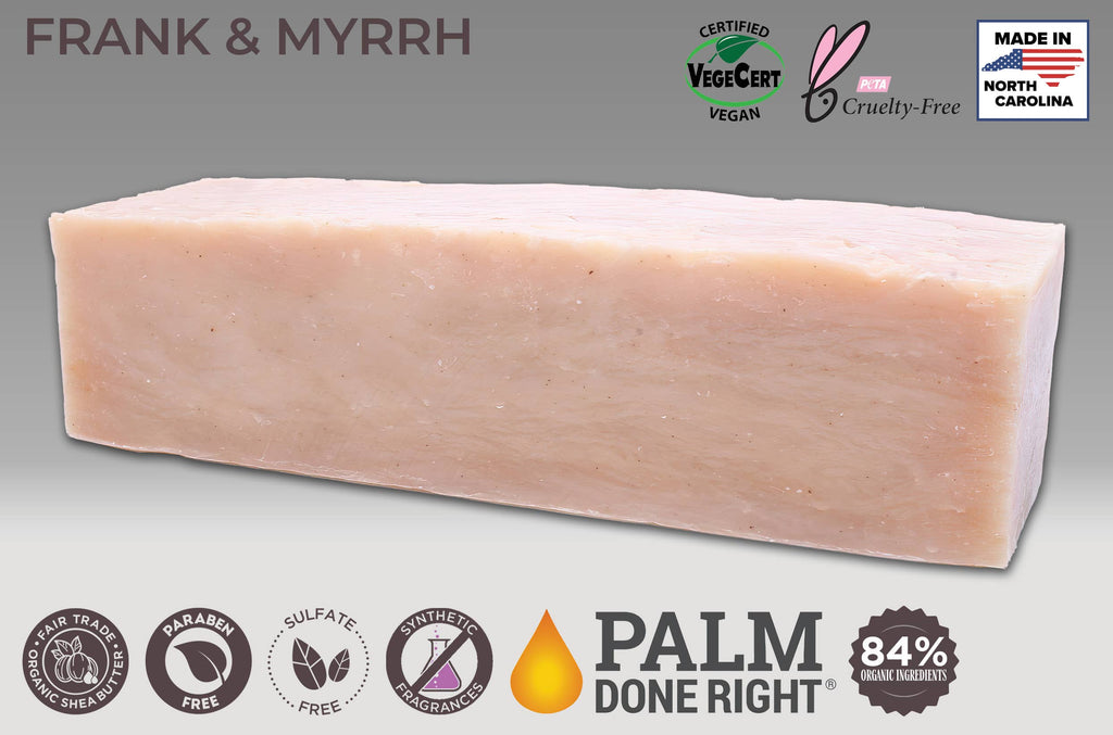 Frank and Myrrh Natural: Cut into 10-4.5 oz- 1" bars