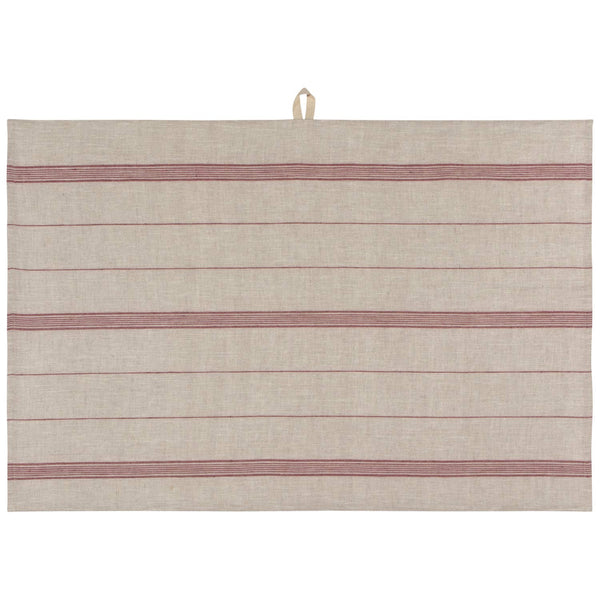 Wine Maison Stripe Linen Dishtowel