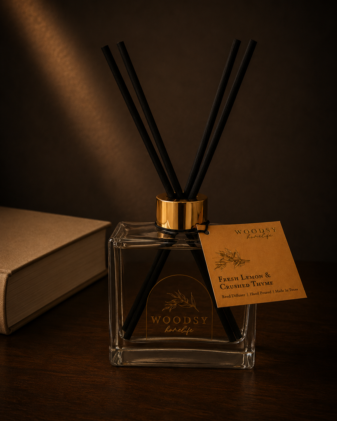 Fresh Lemon & Thyme Luxury Reed Diffuser