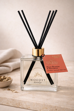 Peony Blossom & Nectarine Gold Collared Reed Diffuser