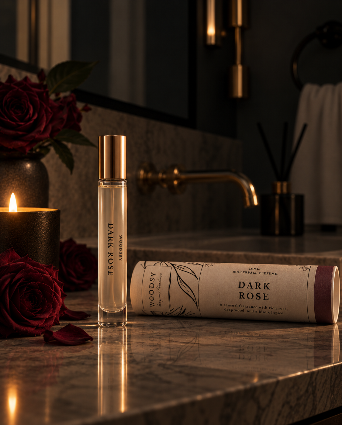 Dark Rose Roll-On Perfume