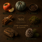 Raw Cinnamon & Cloves  l  Solid Brass 14oz Soy Candle