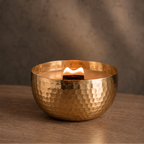 Blackberry & Saffron  l  Solid Brass 14oz Soy Candle
