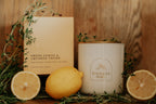 Fresh Lemon & Crushed Thyme/ Gold Lid/12 oz/WoodWick