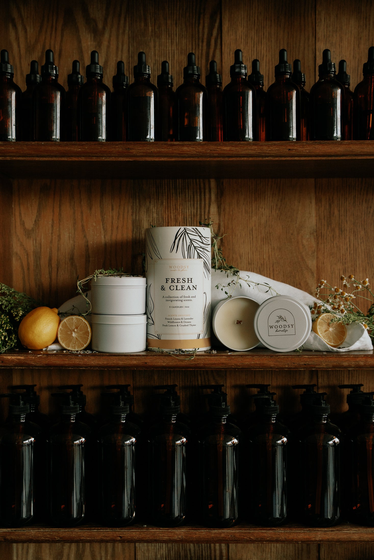 Fresh & Clean - 3 x 6oz Candle Gift Set