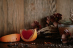 Grapefruit & Cardamom Tea  l  Solid Brass 14oz Soy Candle