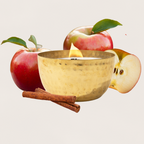 Honeycrisp Cider & Cinnamon  l  Solid Brass 14oz Soy Candle