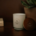 Leather & Bergamot | Gold Lid & Boutique Box 12oz Candle