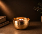 Blackberry & Saffron  l  Solid Brass 14oz Soy Candle