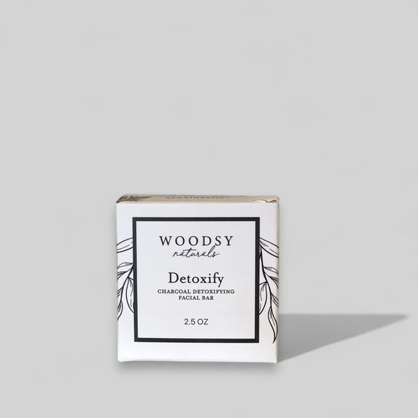 DETOXIFY Charcoal Facial Bar - Woodsy Naturals