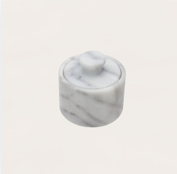 White Marble Salt Cellar