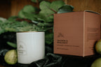 Leather & Bergamot   l Black Lid Boxed Candle
