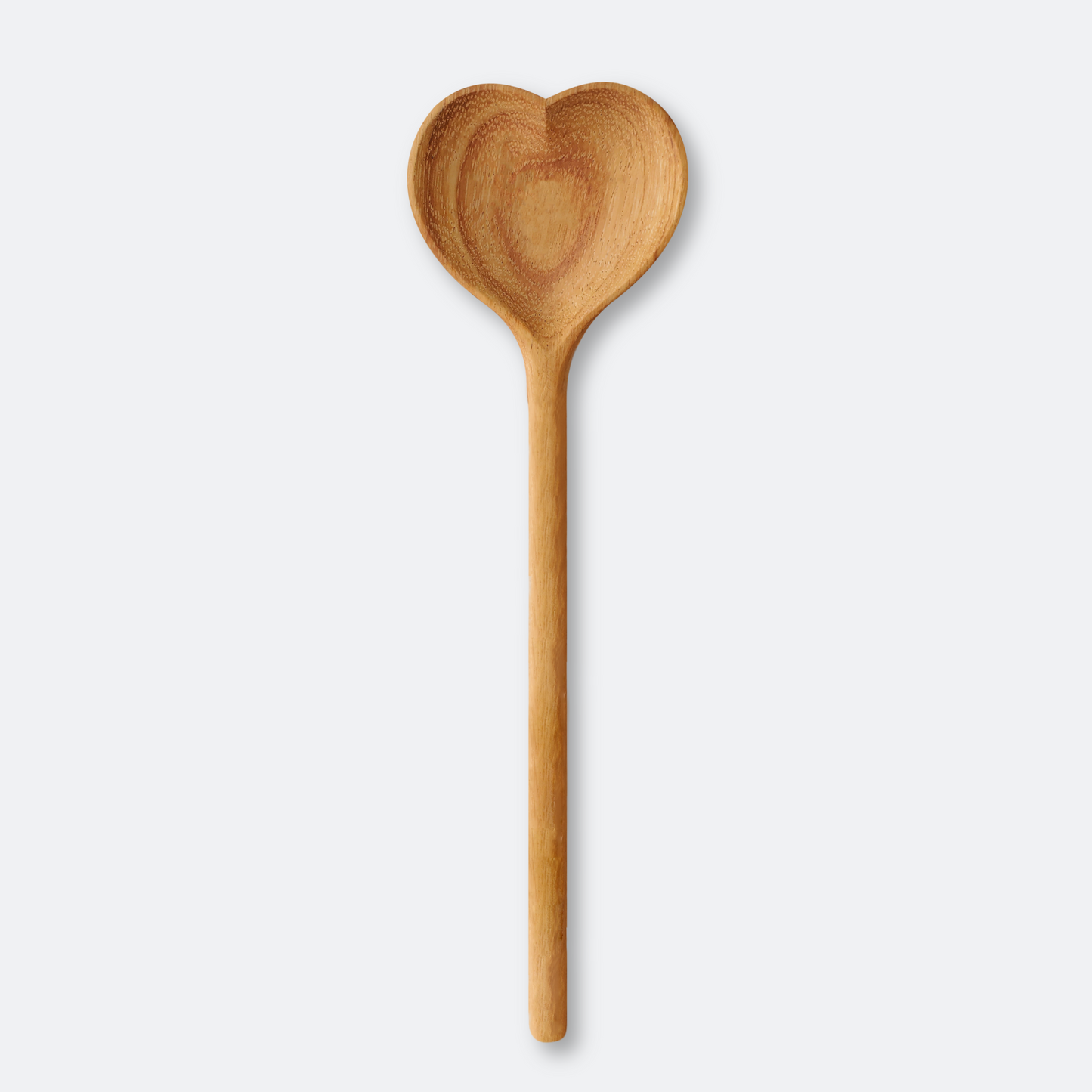 Straight Wooden Heart Spoon - 12"