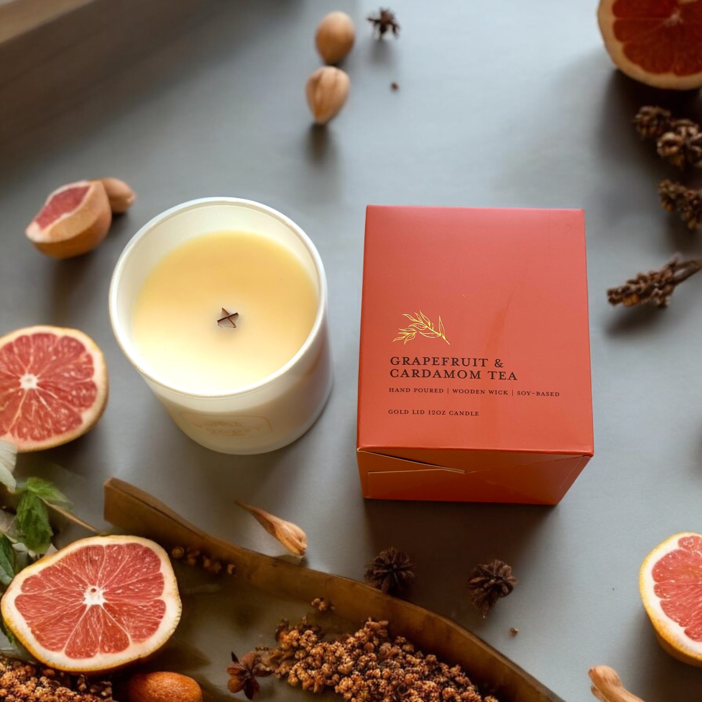 Grapefruit & Cardamom Tea | Gold Lid & Boutique Box