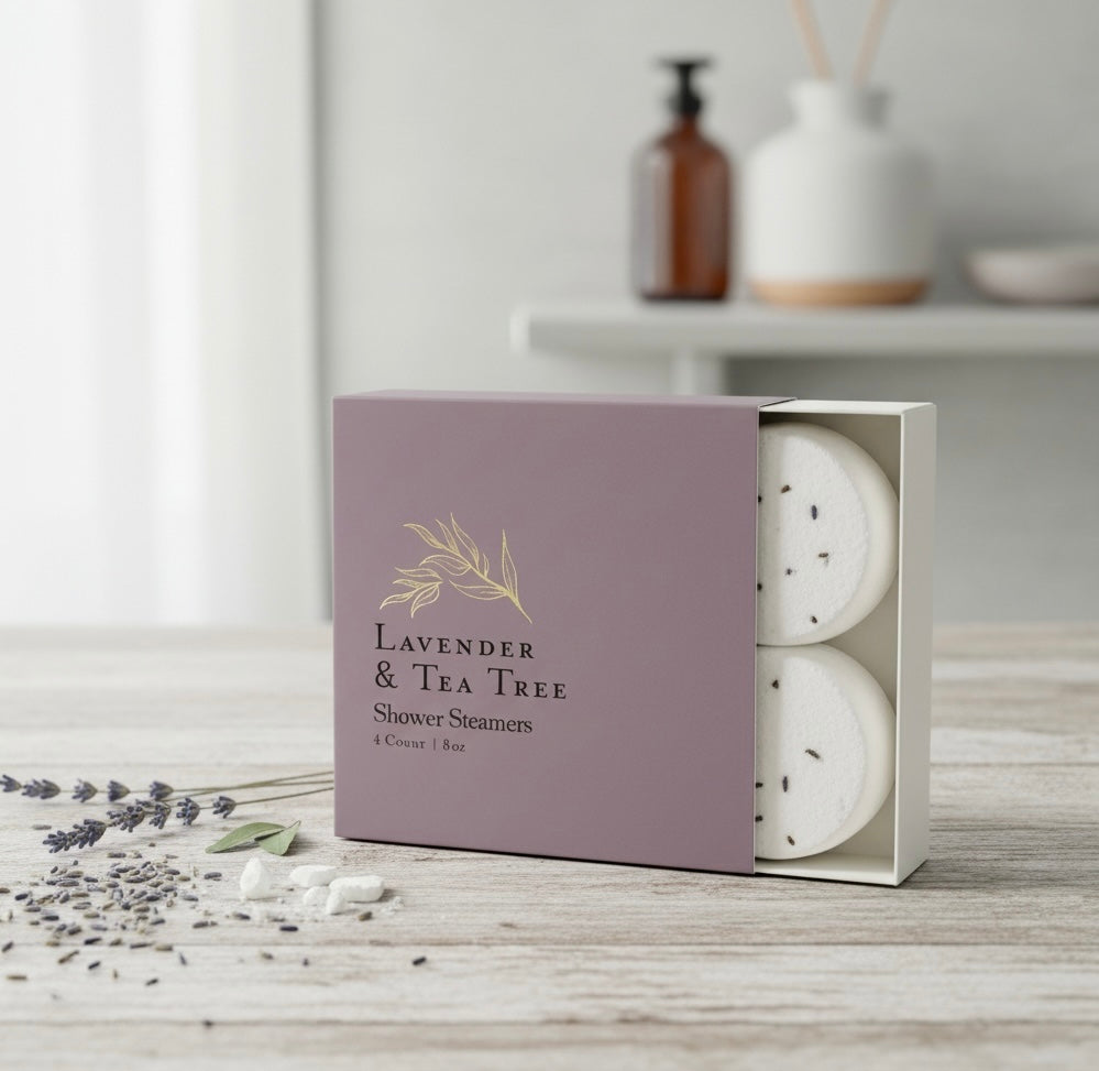 Lavender & Tea Tree-Shower Steamer Gift Set