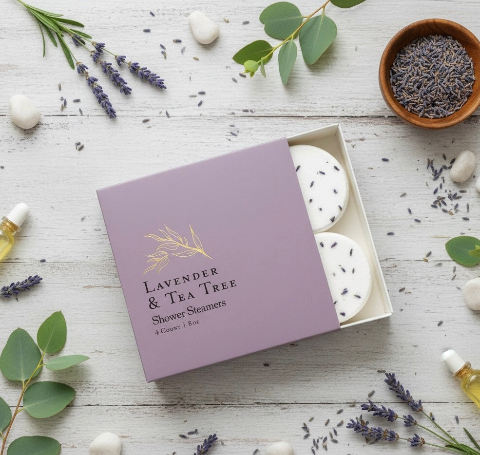 Lavender & Tea Tree-Shower Steamer Gift Set
