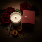 Dark Rose & Peppercorn | Gold Lid & Boutique Box 12oz Candle
