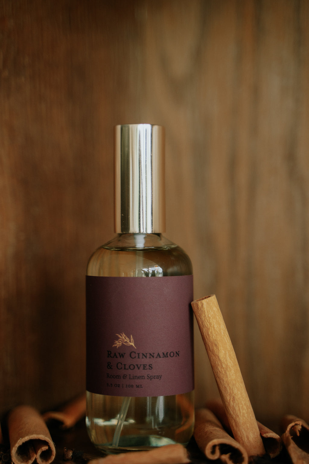 Raw Cinnamon & Cloves I Room & Linen Spray