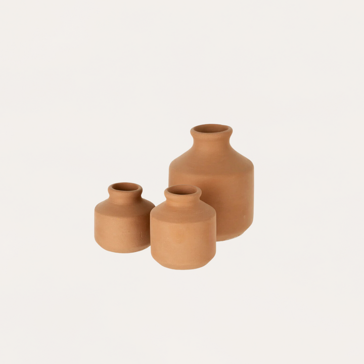 Kos Terracotta Bottles Set of 3