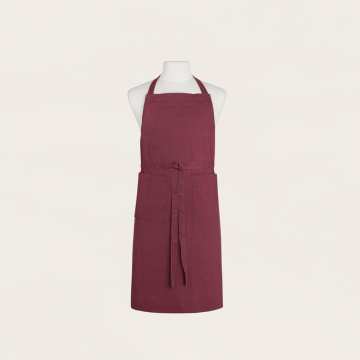 Wine Stonewash Apron