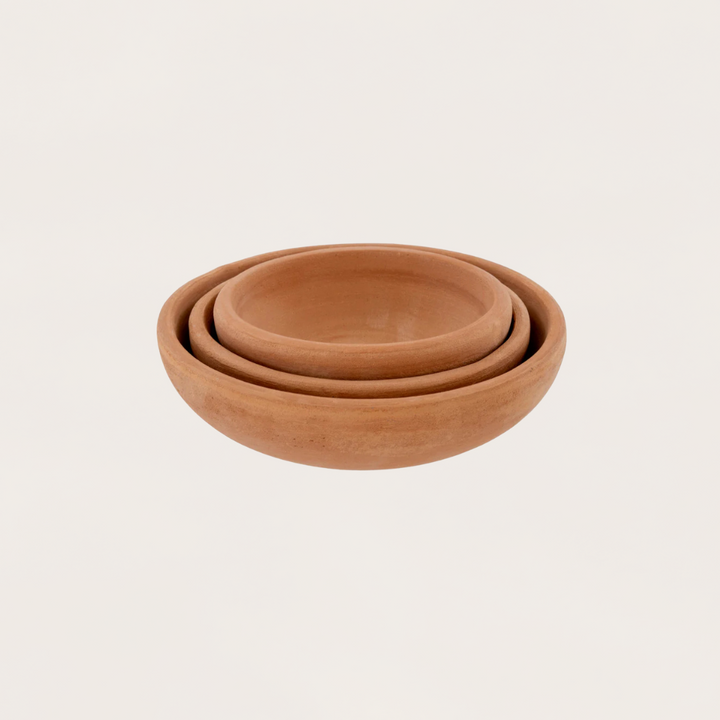 Terracotta Bowls Set of 3