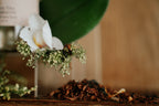 White Tea & Tobacco  l  Solid Brass 14oz Soy Candle