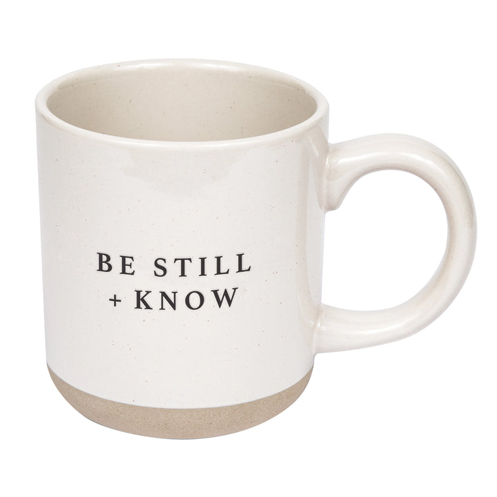 Be Still and Know Stoneware Coffee Mug