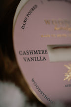 Cashmere Vanilla & Warm Amber  l  Solid Brass 14oz Soy Candle