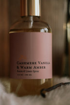 Cashmere Vanilla & Warm Amber I  Room & Linen Spray