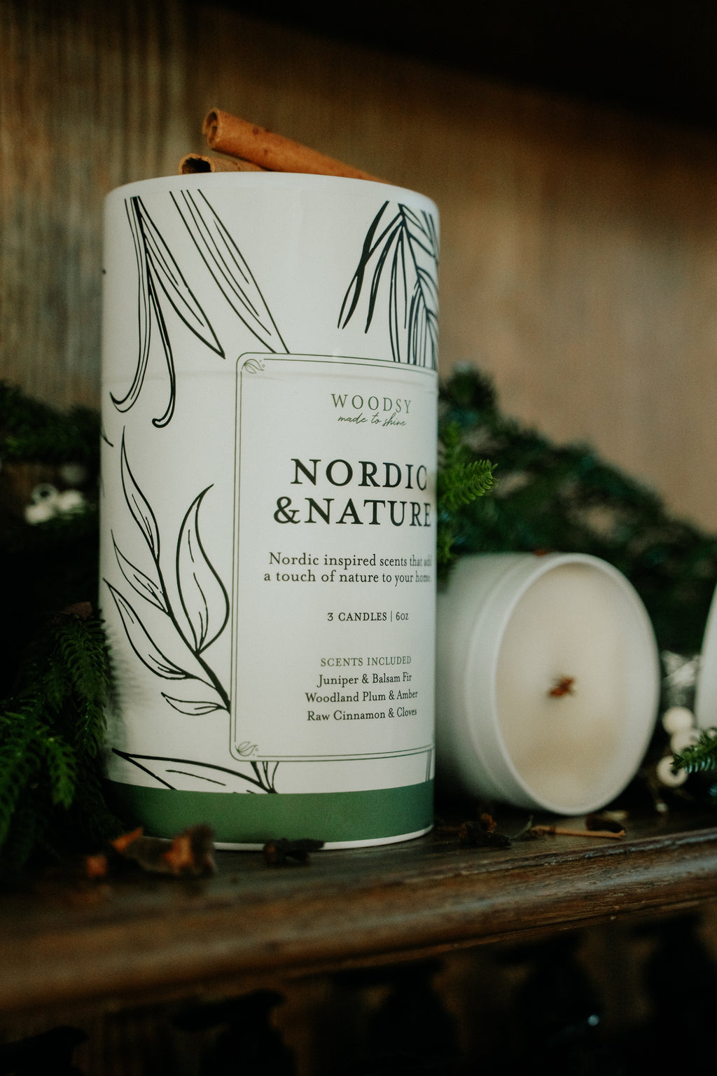 Nordic & Nature 3 Candle Gift Set