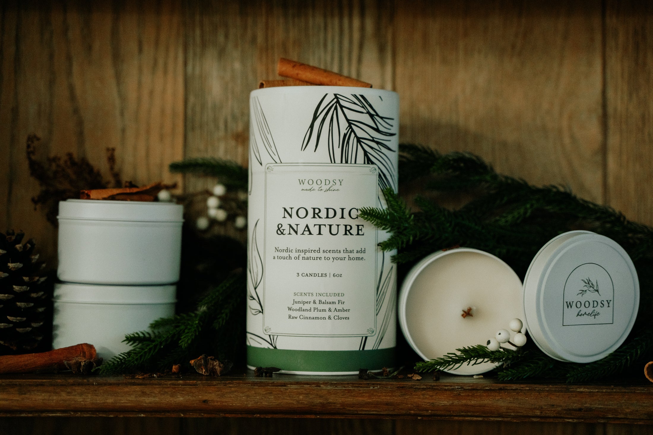 Nordic & Nature 3 Candle Gift Set