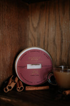 Honeycrisp Cider & Cinnamon  l  Solid Brass 14oz Soy Candle