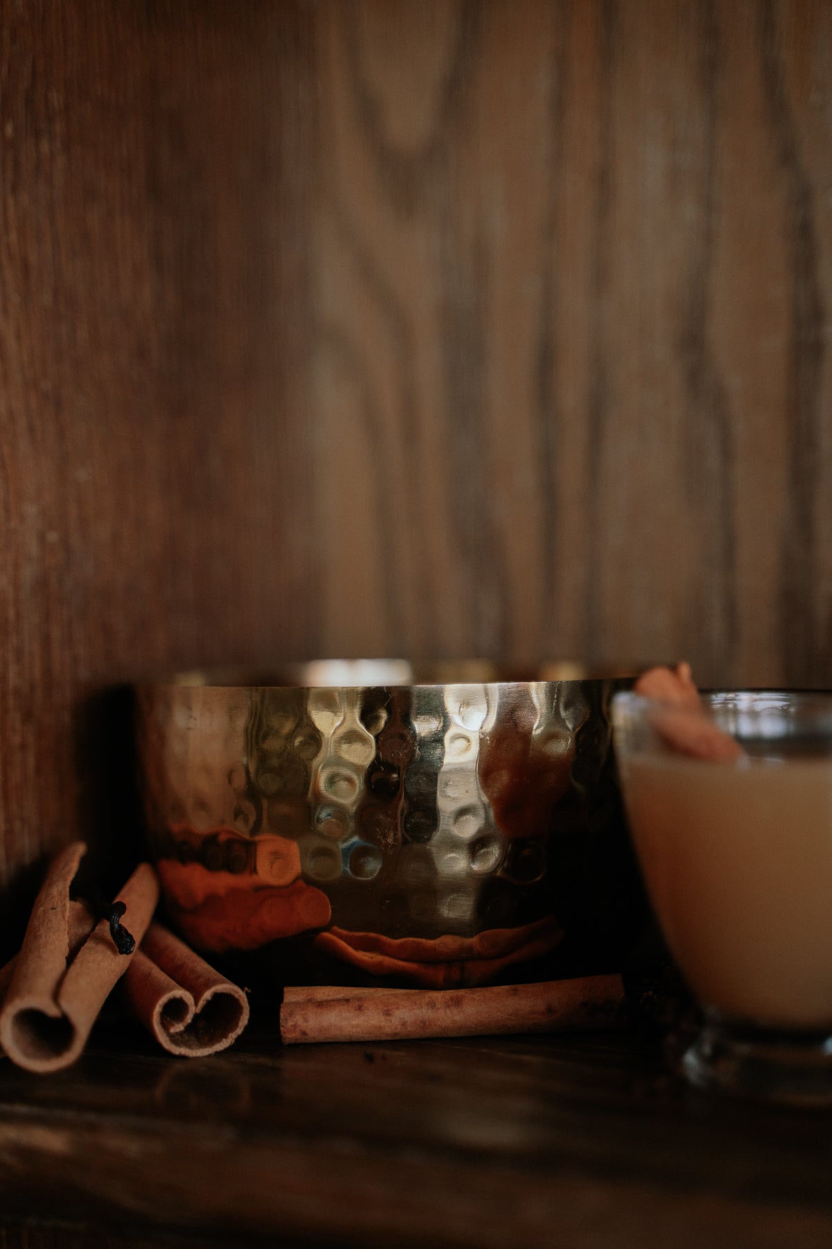 Honeycrisp Cider & Cinnamon  l  Solid Brass 14oz Soy Candle