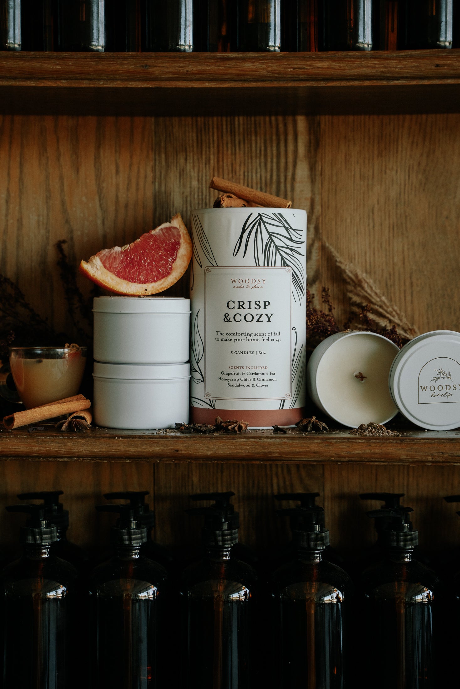 Crisp & Cozy - 3 Candle Gift Set